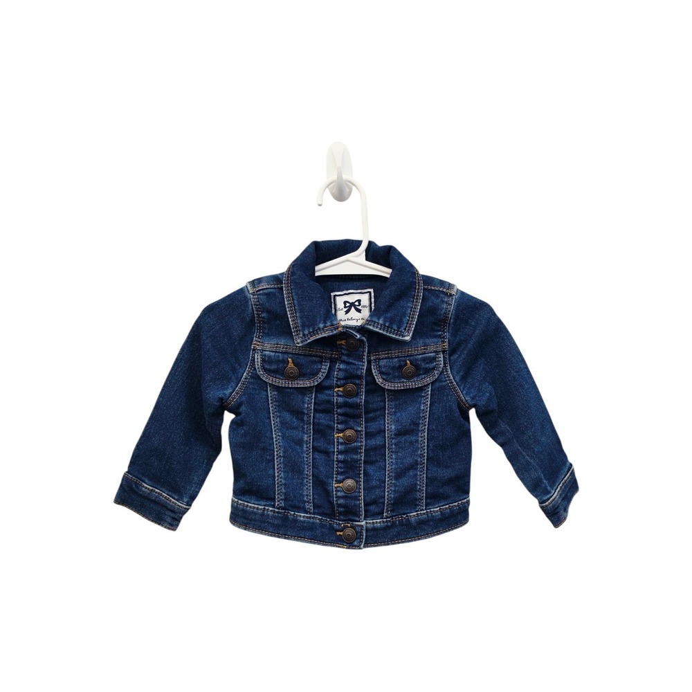 Gymboree Baby Girls Denim Jean Jacket 6-12 Months Dark Wash